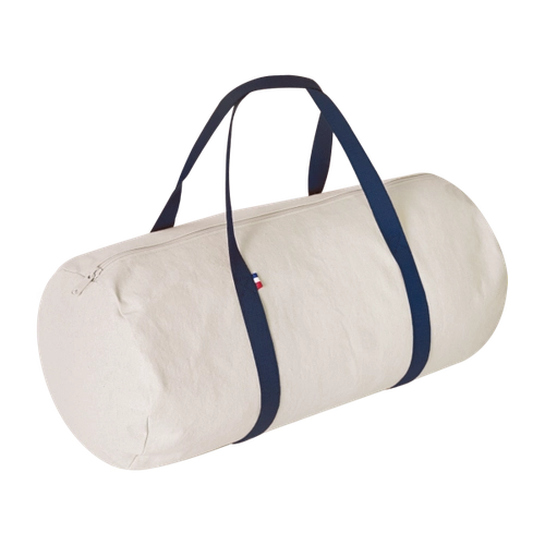 image du produit Sac polochon confectionné et tissé en France - coton recyclé 250gr/m2