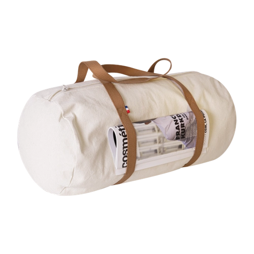 image du produit Sac polochon confectionné et tissé en France - coton recyclé 250gr/m2