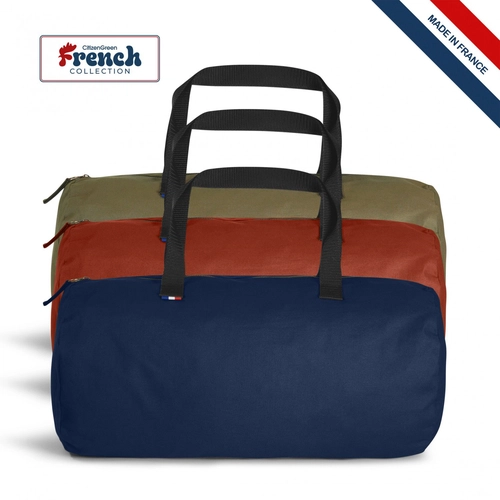 image du produit Sac polochon made in France avec anses noires