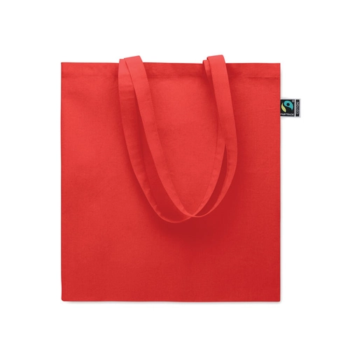 image du produit Sac shopping en coton avec soufflet et longues anses