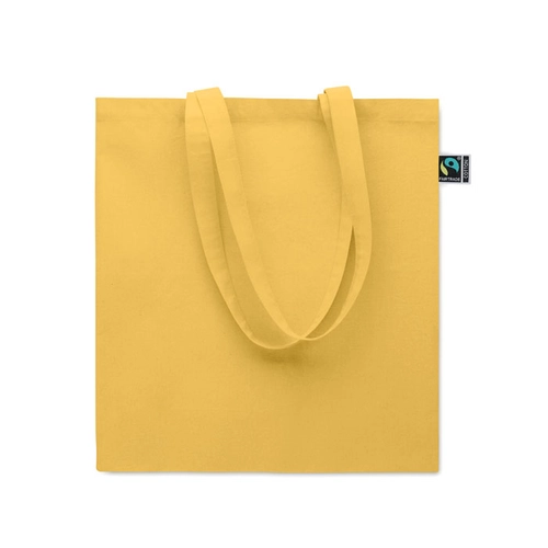image du produit Sac shopping en coton avec soufflet et longues anses