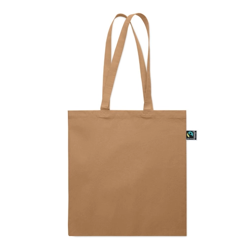 image du produit Sac shopping en coton avec soufflet et longues anses