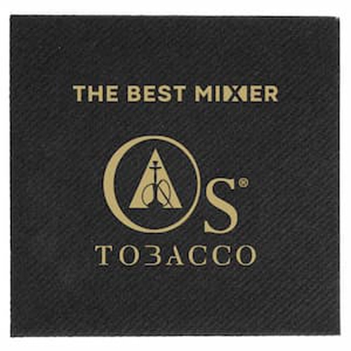 image du produit Serviette cocktail 20x20 cm personnalisée