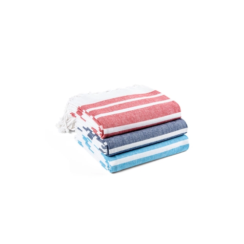 image du produit Serviette de plage en coton recyclé et polyester recyclé 180 g/m²