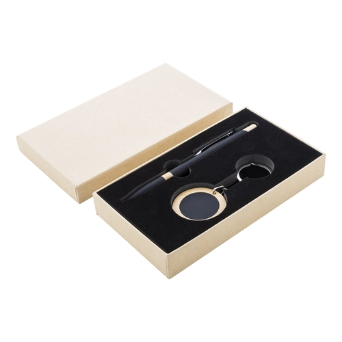image du produit Set de 2 pièces dans un coffret cadeau en papier kraft.