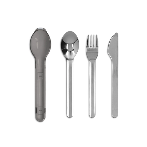 image du produit Set de 3 couverts en inox dans sa boite rigide