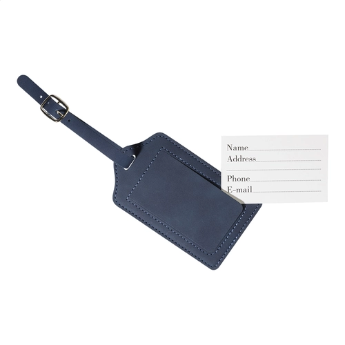 image du produit Set de voyage, porte-passeport et étiquette à bagages en PU recyclé
