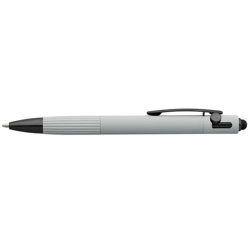 image du produit Stylo à bille en aluminium recyclé - mécanisme à bouton-poussoir et stylet