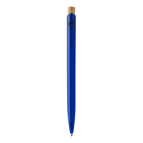 image du produit Stylo à bille en plastique ABS recyclé avec capuchon en bambou