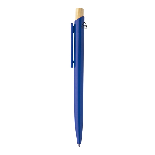 image du produit Stylo à bille en plastique ABS recyclé avec capuchon en bambou