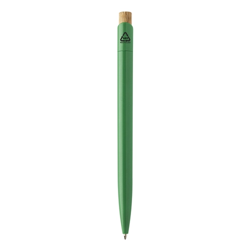 image du produit Stylo à bille en plastique ABS recyclé avec capuchon en bambou