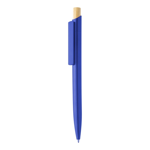 image du produit Stylo à bille en plastique ABS recyclé avec capuchon en bambou