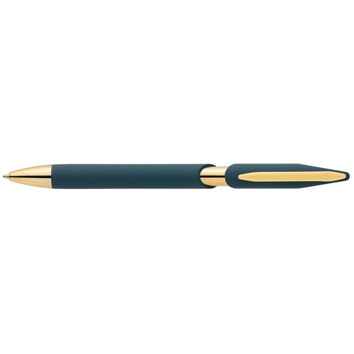 image du produit Stylo avec finitions dorées en plastique recyclé
