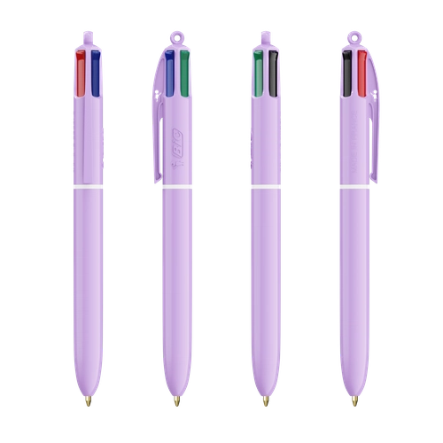 image du produit Stylo BIC® 4 Couleurs® Pastel