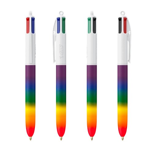 image du produit Stylo BIC® 4 Couleurs® Rainbow Decor
