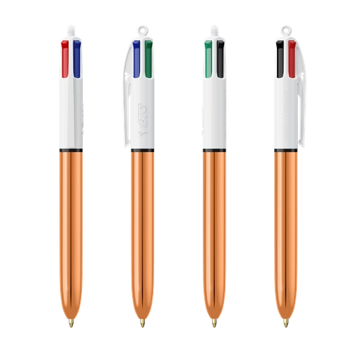 image du produit Stylo BIC® 4 Couleurs Shine bille