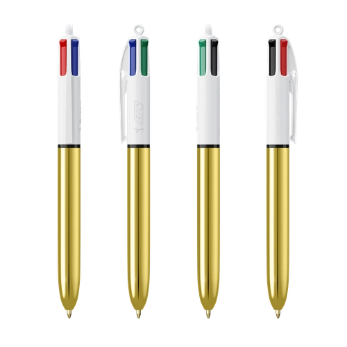 image du produit Stylo BIC® 4 Couleurs Shine bille