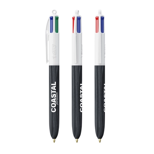 image du produit Stylo BIC® 4 Couleurs Wood Style