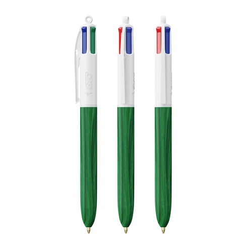 image du produit Stylo BIC® 4 Couleurs Wood Style