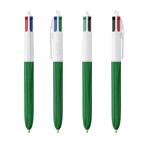 image du produit Stylo BIC® 4 Couleurs Wood Style