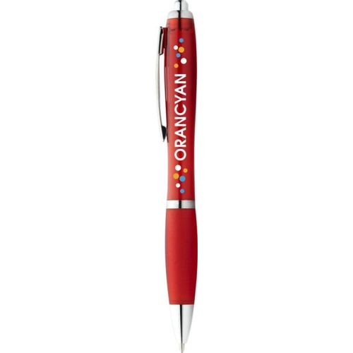 image du produit Stylo bille avec corps et grip colorés