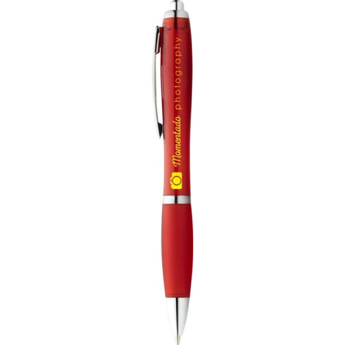 image du produit Stylo bille avec corps et grip colorés