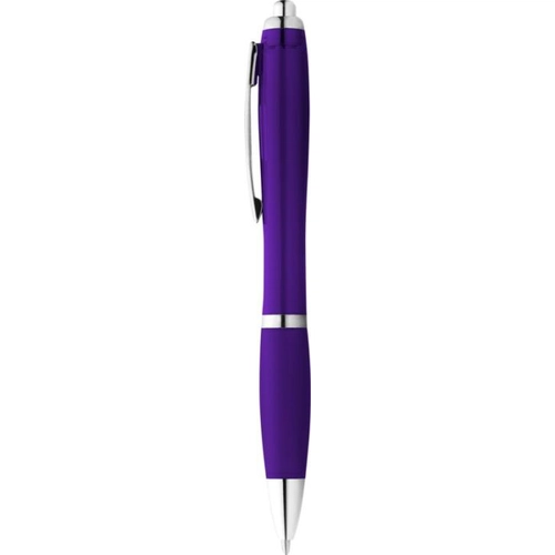 image du produit Stylo bille avec corps et grip colorés