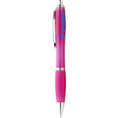 image du produit Stylo bille avec corps et grip colorés