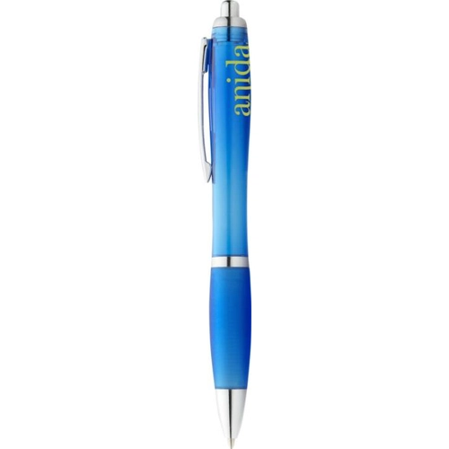 image du produit Stylo bille avec corps et grip colorés