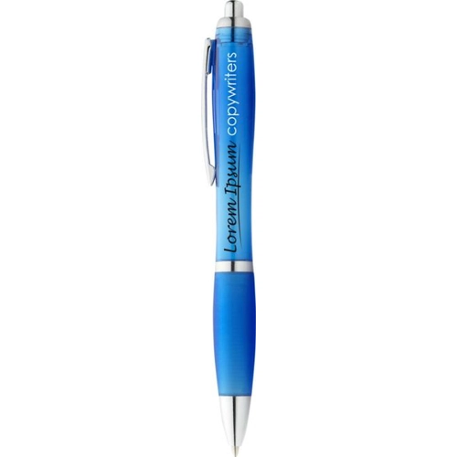 image du produit Stylo bille avec corps et grip colorés