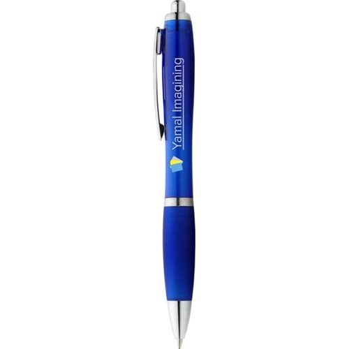 image du produit Stylo bille avec corps et grip colorés