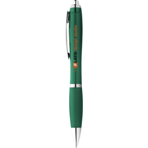 image du produit Stylo bille avec corps et grip colorés