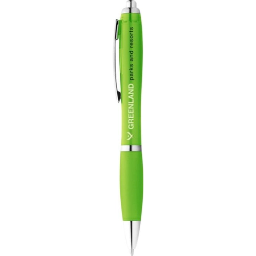 image du produit Stylo bille avec corps et grip colorés