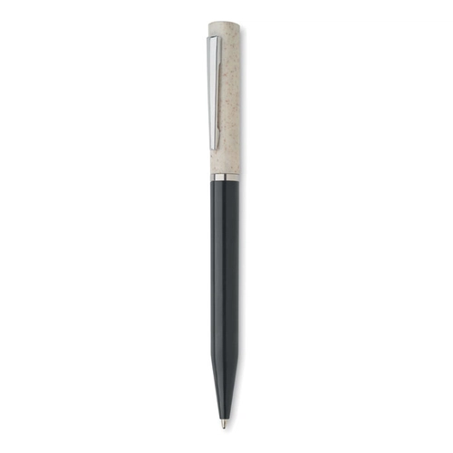 image du produit Stylo bille twist paille de blé/ABS encre bleue