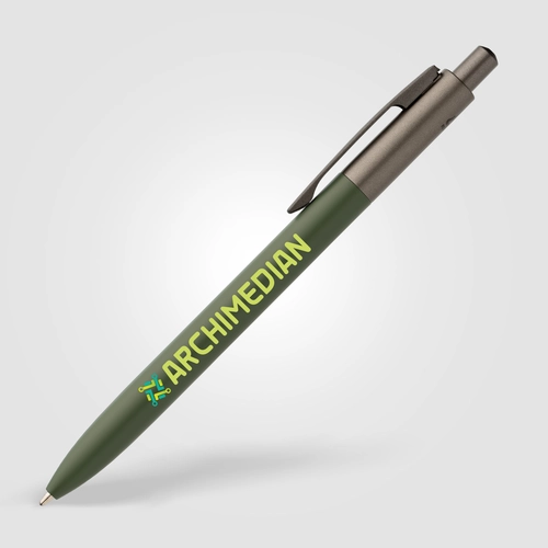 image du produit Stylo en aluminium recyclé avec finition métal canon de fusil