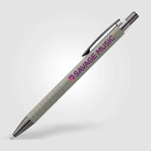 image du produit Stylo en aluminium recyclé avec grip imprimé