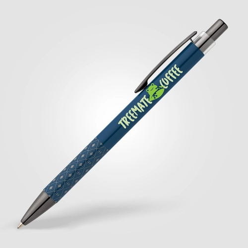 image du produit Stylo en aluminium recyclé avec grip imprimé