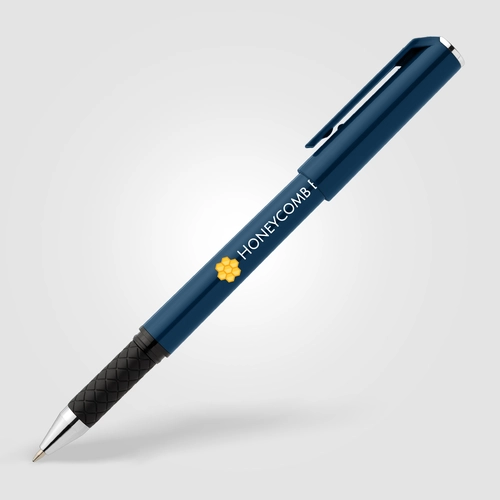 image du produit Stylo gel monochrome en plastique recyclé