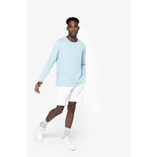 image du produit Sweat-shirt écoresponsable à col rond délavé unisexe - Fabrication Europe