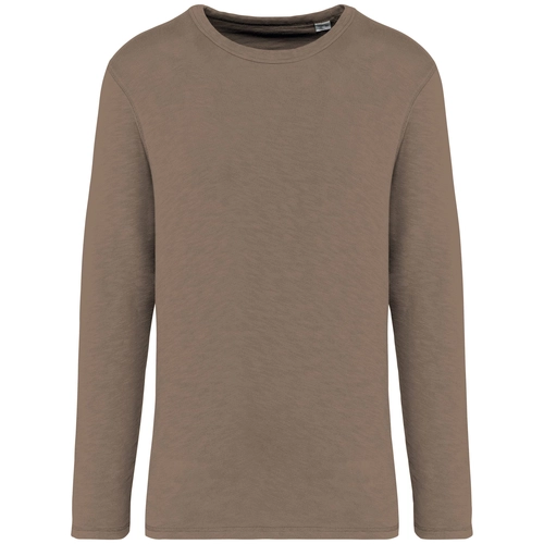 image du produit Sweat-shirt écoresponsable à col rond délavé unisexe - Fabrication Europe