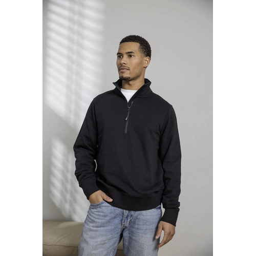 image du produit Sweater unisexe Aware™ recyclé à fermeture quart de zip