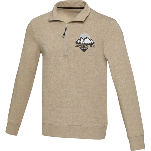 image du produit Sweater unisexe Aware™ recyclé à fermeture quart de zip
