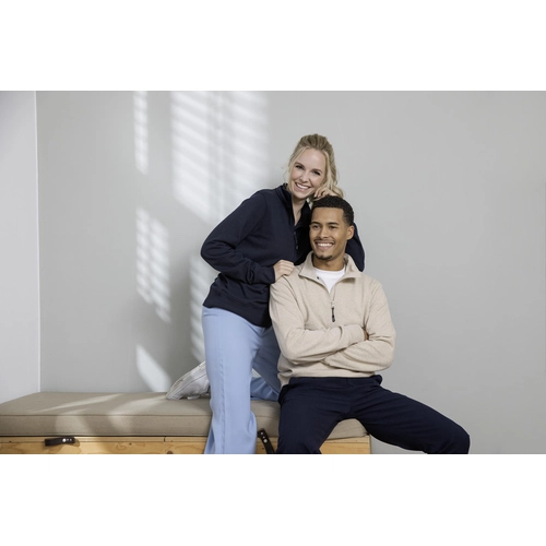 image du produit Sweater unisexe Aware™ recyclé à fermeture quart de zip
