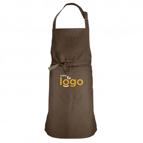 image du produit Tablier OUTSIDE 100% en coton bio avec pochon en jute