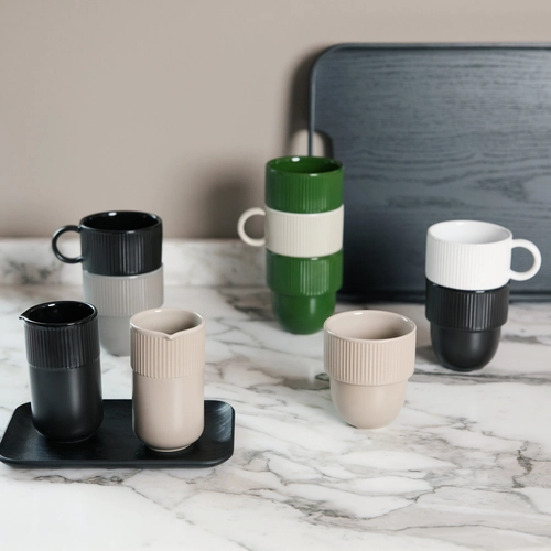 image du produit Tasse 270 ml empilable aux couleurs douces