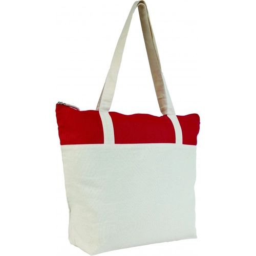 image du produit Totebag coton 220gr/m2 zippée avec poche intérieure