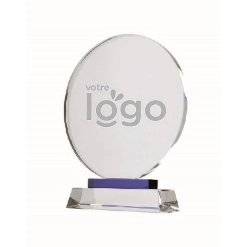 image du produit Trophée rond en cristal - livré dans boîte cadeau
