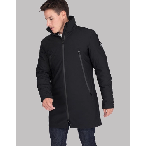 image du produit Veste longue imperméable unisexe en softshell 2,5 couches