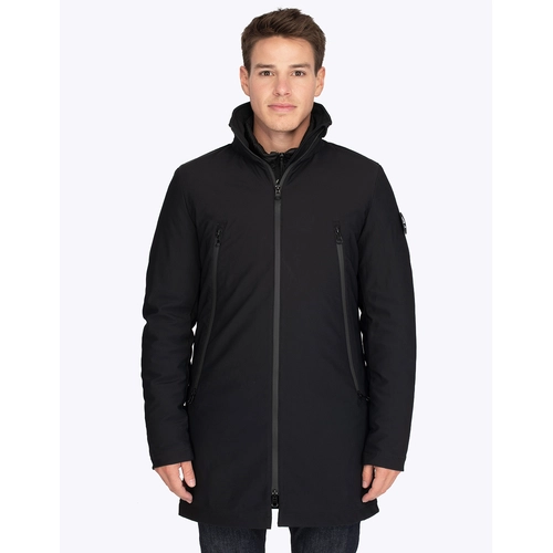 image du produit Veste longue imperméable unisexe en softshell 2,5 couches